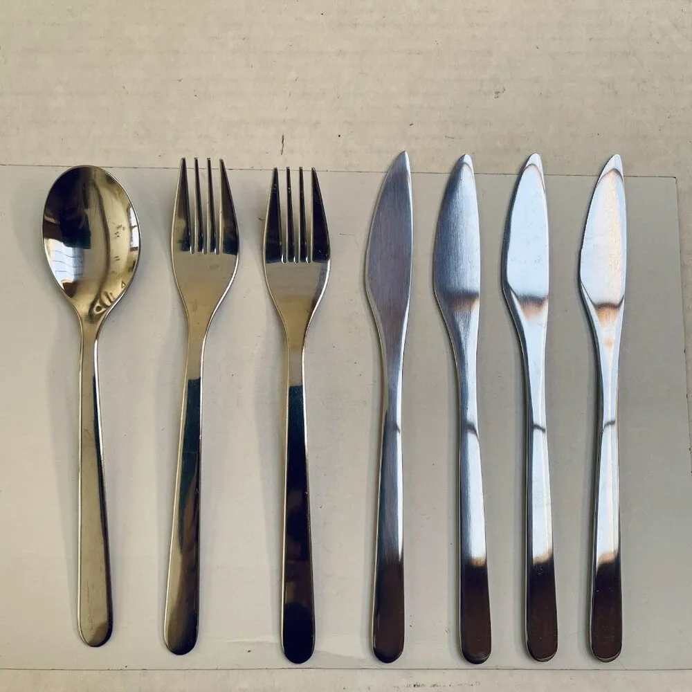 IKEA Stainless‎ Flatware 224 58 Replacements Fork Spoon Knife MCM